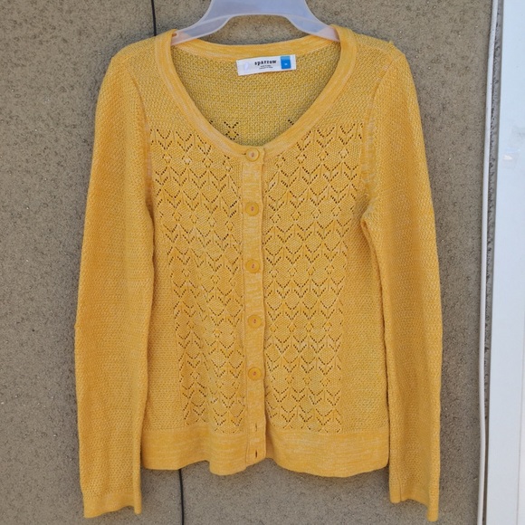 next mustard cardigan